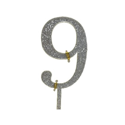 Silver Glitter #9 Cake Pic