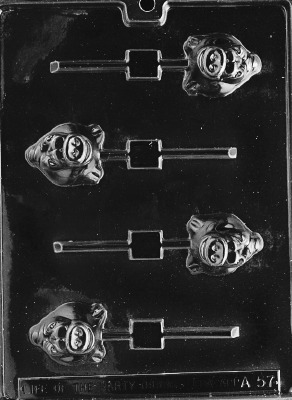 Pig Head Lolly Mold