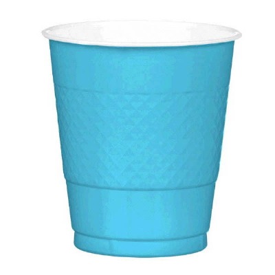 Plastic 12 OZ Cup 20 CT Crbn Blue