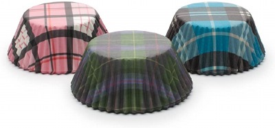 Plaid Baking Cup