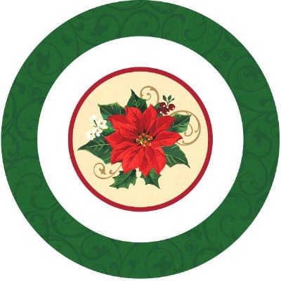 Poinsettia 13" Bowl