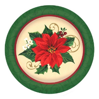 Poinsettia Plate