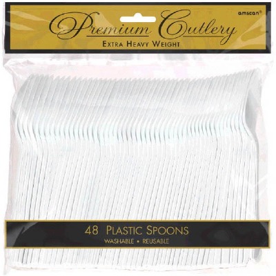 Premium Spoon 48 CT White