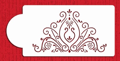 Princess Lace Cake Stencil