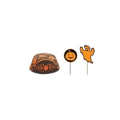 Pumpkin Bake Cups/Picks 25 CT