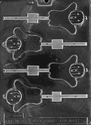 Pumpkin Head/Ghost Lolly Mold