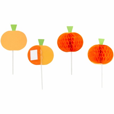 Pumpkin Honeycomb Picks