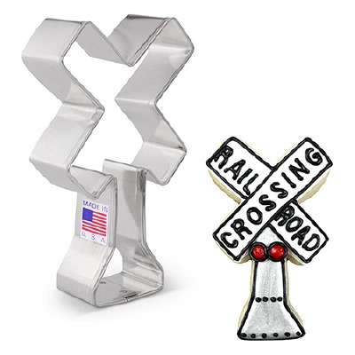 Railroad Crossing Cookie Cutter