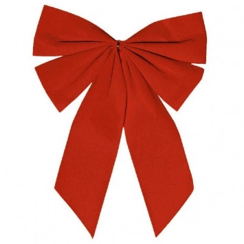 Red Xmas Bow Medium