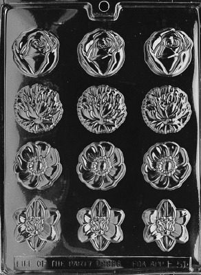 Round Flower Mints Mold