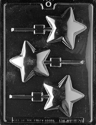 Rounded Star Lolly Mold