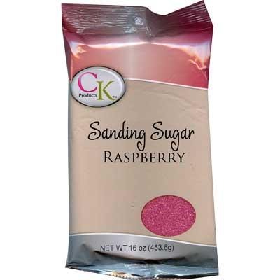 Sanding Sugar Raspberry 16 OZ