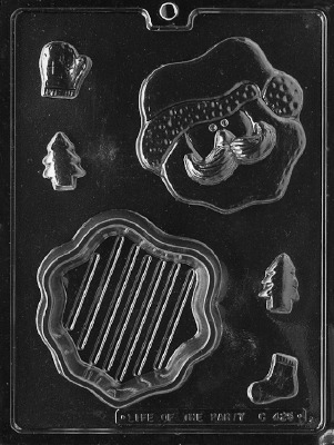 Santa Face Pour Box 2-PC