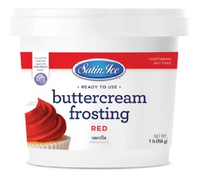 Red Satin Ice Buttercream 1lb