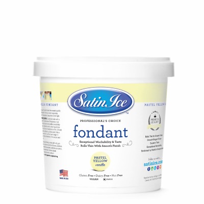 Yellow Pastel Fondant 2 Pounds