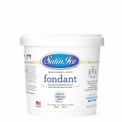 White Buttercream Fondant 2 Pounds