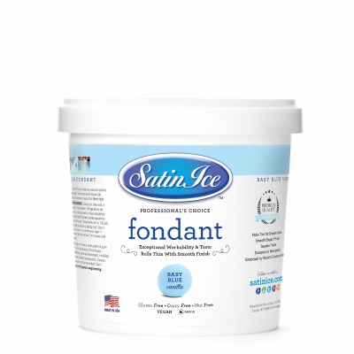 Baby Blue Fondant 2 Pounds