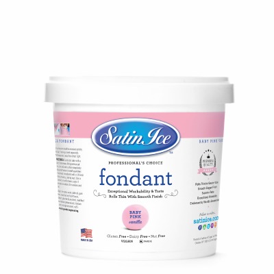 Satin Ice Fondant Baby Pink 2 Pounds