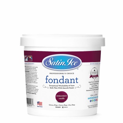 Burgundy Fondant 2 Pounds