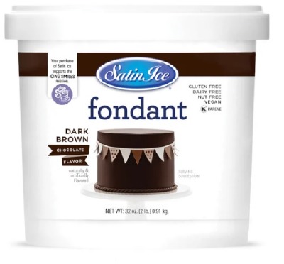 Brown Fondant 2 Pounds