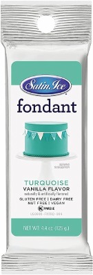 Turquoise Fondant 4.4oz