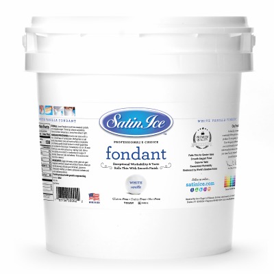 Satin Ice Fondant White 20 LB