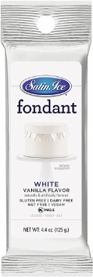 Satin Ice Fondant White 4.4oz
