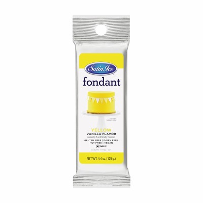 Yellow Fondant 4.4oz