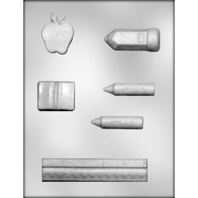 School Assortment Mold (6)