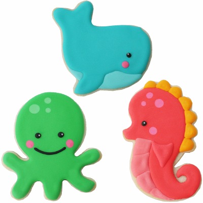 Sea Critters Cutter Set 3PC