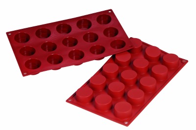 Silicone Mold Petits Four Rnd 15CAV