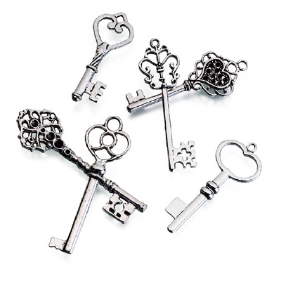 Silver Keys Set of 24