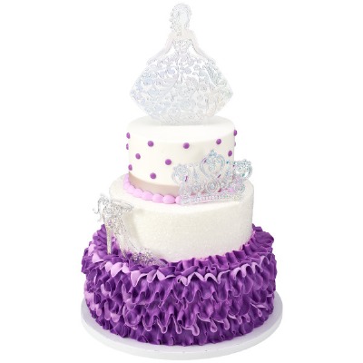 Silver Quinceañera Layon 3 PC