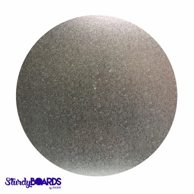 Silver Sturdy Board Round 10"