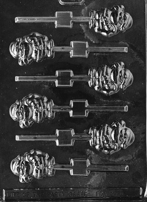 Small Santa Lolly Mold
