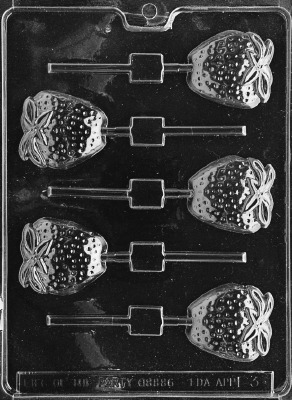 Strawberry Lolly Mold