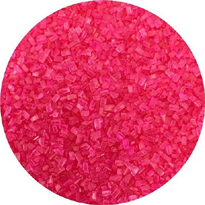 Sugar Crystals 16 OZ Pink
