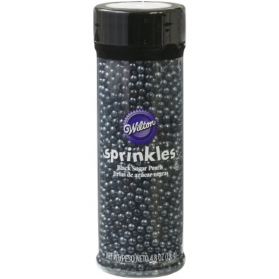 Sugar Pearls Black 4.8 OZ