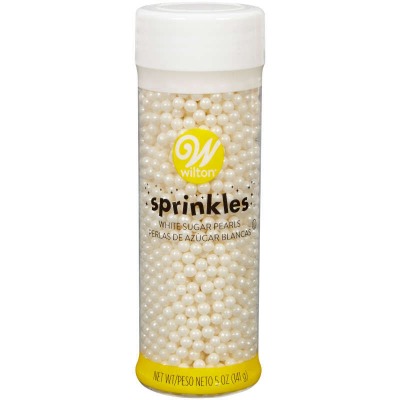 Wilton Dragees Pearls Sugar White 4 mm 141 g #2201-1534