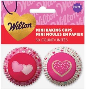 Sweet Hearts Mini Baking Cup 50CT
