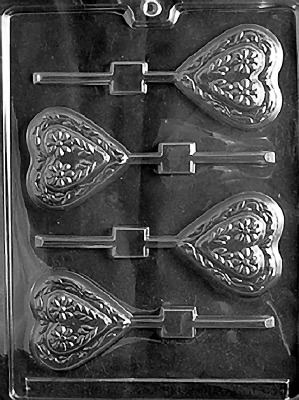 Swiss Heart Lolly Mold