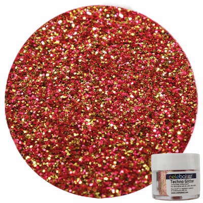 Strawberry Techno Glitter