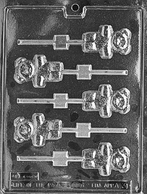 Teddy Bear Lolly Mold