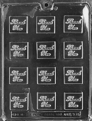 Thank-You Squares Mold