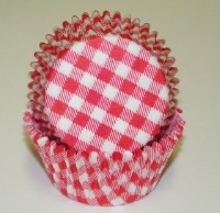 1-1/4"X2" Gingham Red Baking Cups 500 Count 1-1/4"X2" Gingham Red Baking Cups 500 Count