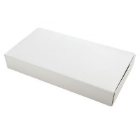 1/2 LB White 1 Layer Candy Box