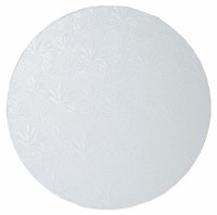 1/2" White Drum Round 18"