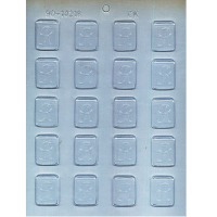 1.25" Initial Mint Mold R (20)