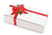 Ribbon & Holly Candy Box 1/4 #