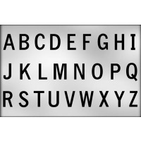 1 7/8" Alphabet Mold (26)